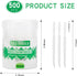BrushPicks Interdental Toothpicks, Soft Interdental Brushes and Dental Floss Picks 2-in-1, Teeth Plaque Remover 500 Toothpicks, 1 Pack...