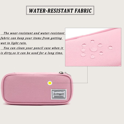 FUXINGYAO Pencil Case, Multi- Slot Pencil Pouch, Portable Pencil Bag, Pen Case for& Office(pink)...