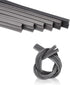 Pack-4 Car Wiper Rubber Strip, 26" Windshield Scraper Replacement, Adjustable Wiper Rubber Refill for Most Cars, SUVs, Trucks (Black)...