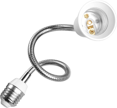 E26 to E26 Light Socket Extender Lamp Bulb Adapter,All-Directional Adjustable Standard Medium Light Bulb Socket Converterr-(15.7INCH /40CM)...