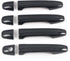 HIGH FLYING for Subaru WRX, STi 2015-2021, XV Crosstrek 13-17 Car Accessories Side Door Handles Cover Trim Carbon Fiber Grain ABS 8pcs...