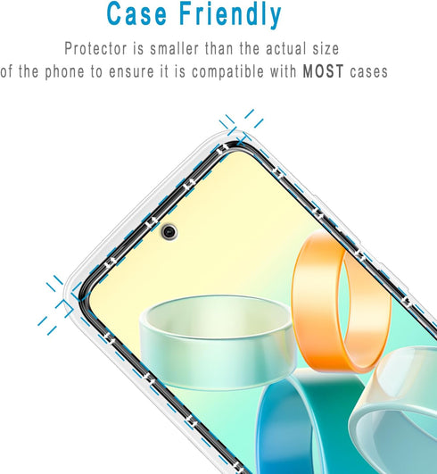 (2 Pack) Screen Protector Designed for Motorola Moto G Power 5G (2024) Tempered Glass, Anti Scratch, Bubble Free, Case Friendly......