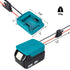 Power Wheel Adapter for Makita 18V Battery with Fuse & Switch & Wire terminals?Power Connector for Rc Car, Robotics, Rc Truck,DIY use, Work with f...