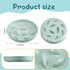 2 Pcs Cat Slow Feeder Bowl Cat Fish Pool Design Feeder Cat Dish Fun Interactive Cat Food Bowl Feeder Healthy Eating Diet Cat Bowls for Pet Cats Pu...