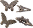 4Pcs Cute Butterfly Shaped Binder Clips, Metal Paper Binder Clip, Bill Binder Clips for Home Office (Bronze)...