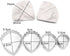 AK ART KITCHENWARE Peony Cutter & Veiner Cake Decorating Supplies Stainless Steel Cookie Cutter Silicone Veining Mold Gumpaste Making Tool A327&VM...
