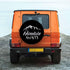 Adventure Awaits Spare Tire Cover Adventure Mountains Wheel Covers for RV Tires Camper Tire Case Protectors for Trailer Rv SUV Truck Travel Traile...