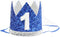 Baby Boy Prince Birthday Headband, Blue, Newborn to 3 Years...