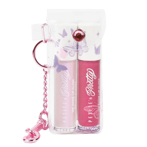 Petite 'N Pretty So Dreamy 10K Shine Lip Gloss Duo -Makeup for Kids, Tweens, Teens - High Shine, Lightweight, Made in the USA (First Freeze and Ro...