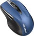 TECKNET Wireless Mouse (2.4G & BT5.0/3.0) Silent Mouse 4800 DPI Computer Mouse 6 Buttons Bluetooth Mouse, USB A Mouse Wide Compatibility - Blue...