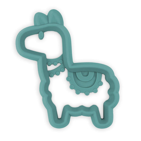 Itzy Ritzy Silicone Baby Teether – BPA-Free Infant Teether with Easy-to-Hold Design and Textured Back Side to Massage and Soothe Sore, Swollen Gum...