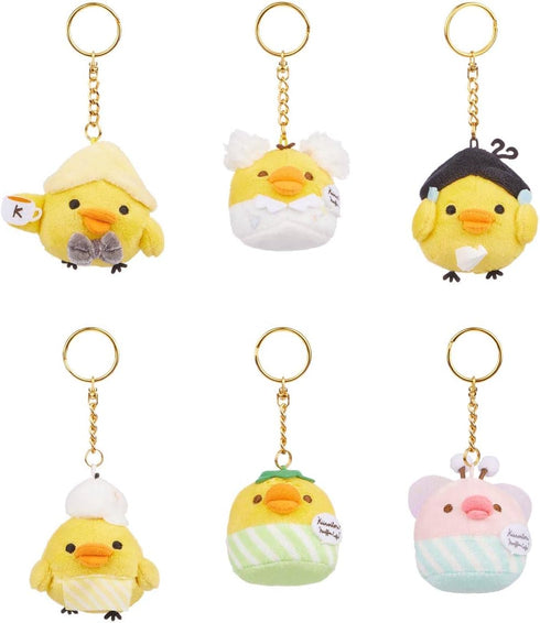 Rilakkuma Kiiroitori San-X Original Blind Box Muffin Cafe Series Keychains - 1 out of 6 pcs...