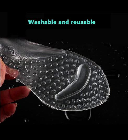High Heel Inserts Gel Cushion Pads for Women, 3/4 Length Invisible Shoe Insoles with Arch Support, Pain Relief Anti-Slip Comfortable Metatarsal Pa...