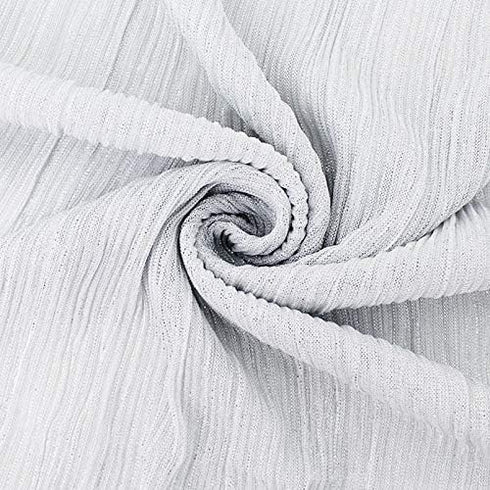 Women Solid Shimmer Hijab Muslim Head Wrap Long Scarf (Shimmer-Silver)...
