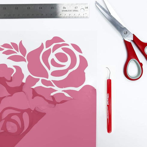 Siser EasyWeed Heat Transfer Vinyl 11.8" x 6FT Roll - Compatible with Siser Romeo/Juliet & Other Professional or Craft Cutters - Layerable - CPSIA...
