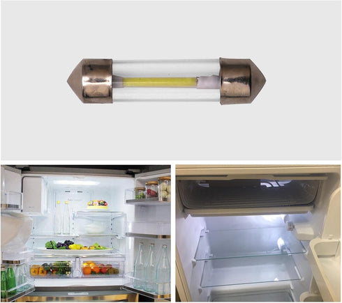 2Pcs RV Refrigerator Light Bulbs, RV Fridge Light Bulbs, DC12V LED Refrigerator Interior Light Bulbs, Camper Motorhome Refrigerator Interior Light...