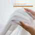 BUHUA White Sheer Curtains 63 Inches Long Rod Pocket Window Treatment Voile Panels 55" X 63" Length for Kitchen/Bedroom/Living Room Set of 2 Panel...
