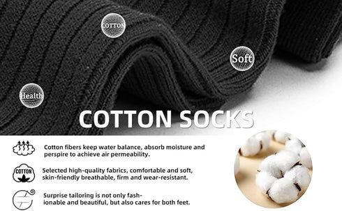 Women's Casual Cotton Crew Sock 3-Pack Basic Pure Color Soft Comfort Socks...