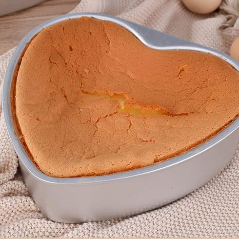 PATKAW Heart Cake Mold Aluminum Alloy Cake Pan Non Stick Baking Molds Cheesecake Making Pan Diy Cake Oven Pans for Wedding Birthday Party Bakeware...