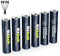 AAA Rechargeable Battery USB C 1.5V 1200mWh High Capacity,Rechargeable AAA Batteries Lithium 6-Pack with USB C Port Cable 1500 Cycles...