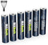 AAA Rechargeable Battery USB C 1.5V 1200mWh High Capacity,Rechargeable AAA Batteries Lithium 6-Pack with USB C Port Cable 1500 Cycles...