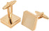 Brushed Metal Square Metal Cufflinks for Men In Gift Box Silver/Black/Gold Plated/Rose Gold Men's Cuff Link for Wedding Shirt Party Business Regul...