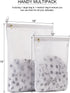 TENRAI Delicates Laundry Bags, Bra Fine Mesh Wash Bag for Underwear, Lingerie, Bra, Pantyhose, Socks, Use YKK Zipper, Have Hanger Loops (White, 1 ...