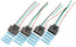 Ignition Coil Pack Replacement Connector - Wire Harness - Set of 4 - Compatible with Volkswagen VW & Audi 1.8T, 2.0T, 2.5L, 3.2L, 4.2L Vehicles...