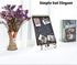 2pcs Pack Plate Stands for Display, 4 Inch Plate Holder Display Stand, Metal Frame Holder Stands for Book, Pictures, Photo Easel, Tabletop Art...