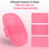 Silicon Makeup Brush Cleaning Mat Makeup Brush Cleaner Pad with Back Strap Cosmetic Brush Cleaning Mat Portable Washing Tool for Makeup (Pink)...
