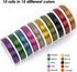 10 Pack Jewelry Beading Wire with Cutting Pliers, DaKuan Craft Wire Jewelry Beading Wire Tarnish Resistant Copper Wire for Jewelry Making (26 Gaug...