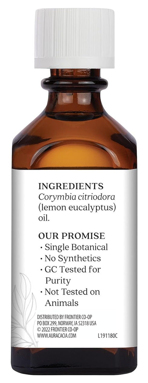 Aura Cacia Essential Oil, Awakening Lemon Eucalyptus, 2 fluid ounce...