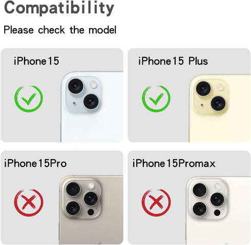 Cavdycidy Bling Diamond Camera Lens Protector Compatible with iPhone 15 ? iPhone 15 Plus, Metal Glitter Gem Camera Cover?9H Tempered Glass lens fu...