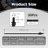 30PCS Push Mount Cable Zip Tie 8.3 x 0.2 inch Self Locking Cable Strap Push Mount Cable Ties Nylon Car Mount Wire Tie Car Fastener Cable Clips Wra...