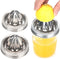 Mason Jar Stainless Steel Juicer Lid (2 Pieces), Citrus Reamer for Wide Mouth Mason Jar Lemon Juicer Manual Citrus Juicer....