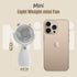 QearFun Cute Handheld Lanyard Fan Portable,Mini Personal Fan, 3 Speeds with 180° Rotation,Small Makeup Fan for Girls Women,USB Rechargeable Fan fo...