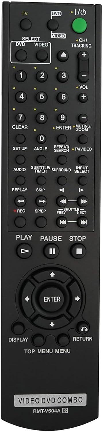 Universal Replacement Remote Control Fit for SLV-D271 SLV-D271P SLV-D281 SLV-D281P SLV-D300 SLV-D300P for Sony DVD/VCR Combo Player...