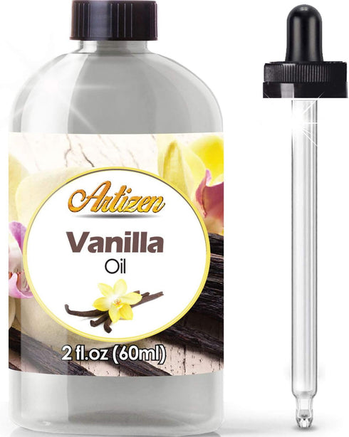 Artizen Vanilla Essential Oil (100% Pure & Natural - Undiluted) Therapeutic Grade - Huge 2oz Bottle for Aromatherapy, Relaxation, Skin Therapy & M...