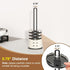 Tumbler Lid Organizer 2 Pack(0.79" Width): Holding Up to 11 lids - Metal Holder with 10 Inches of Vertical Space for Kitchen Cabinet Countertop St...