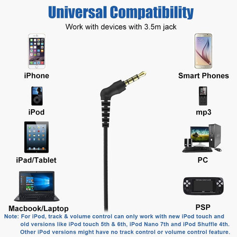 Wired Over The Ear Earbuds with Microphone Volume Control Ear Hook and Case, Sweatproof Sport Earphones for Running Exercise Gym Workout, Wrap Aro...