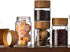 Oidium Small Glass Jars with Airtight Lids,4-Pack 3 oz Glass Jars with Bamboo Lids,Coffee Bean Storage.Small Mason Jars For Flour,Sugar,Spices,Tea...