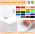 Eppingwin 60 PCS White Felt Sheets, 4"x4" Felt Squares,Soft Felt for Crafts, Felt Fabric Sheets for DIY Patchwork...