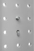 Triton Products Spring Clip Pegboard Hook - 1 1/8", Pack of 10, Chromate Dipped Steel Durahook for 1/8" and 1/4" Pegboards and Duraboards...