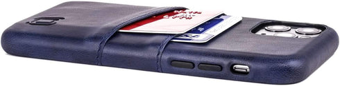 Dockem Wallet Case for iPhone 11 Pro: Built-in Metal Plate for Magnetic Mounting & 2 Credit Card Holder Slots (5.8" Exec M2, Synthetic Leather, Na...