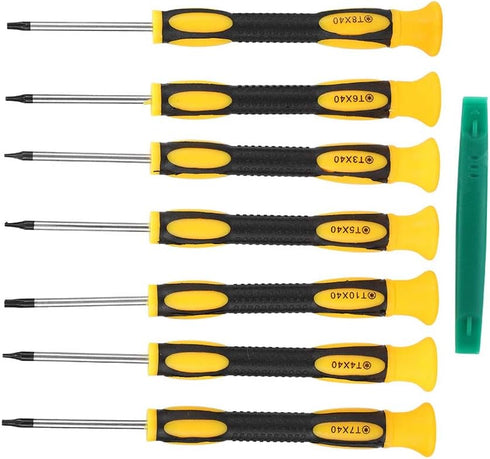 Repair Tool Kit for PS4, Mini 8 in 1 Multifunction PS4 Game Machine Disassembly Precision Screwdriver Set for Switch Game Consoles with 1 x T10H 1...
