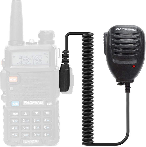 Baofeng BF-S112 Two Way Radio Speaker,Black, Auxiliary......