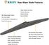 Rear Windshield Wiper Blade Arm Set for Kia Sorento 2015-2020 Rear Windsheild Back Wiper Arm and wiper Blade with Cover Assembly...
