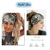 GORTIN Boho Leopard Knoted Turban Headband Stretch Twist Head Wraps Stripe Cloth Head Bands for Women and Girls 3 Pcs (Casual)...