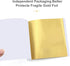 200pcs BUBIMON Imitation Rose Silver Gold Leaf Sheets Gold Foils Sheets Nail Foil for Paint, Resin, Nails, Jewelry, Slime, Arts, Gilding Crafting,...