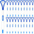 40PCS Tongue Scraper for Adults, Tongue Scraper Cleaner, Blue Tongue Cleaner, Oral Care Scrapers Kits Plastic Tongue Brush for Reducing Bad Breath...